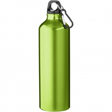 Logo trade promotional giveaways image of: Oregon 770 ml aluminium water bottle with carabiner