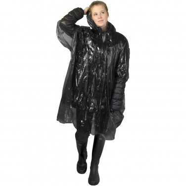 Logotrade advertising product image of: Ziva disposable rain poncho with storage pouch