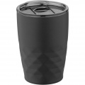 Geo 350 ml copper vacuum insulated tumbler, Solid black