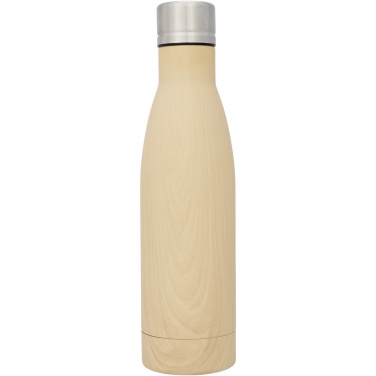 Logotrade business gift image of: Vasa 500 ml wood-look copper vacuum insulated bottle