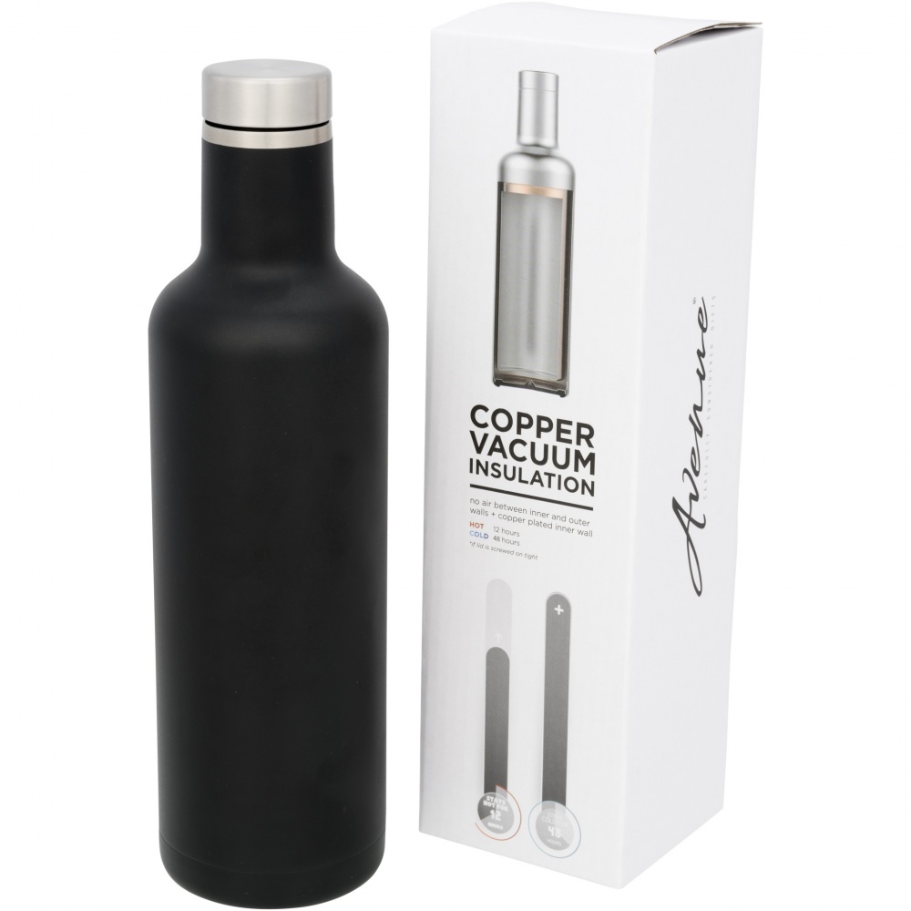 Logo trade advertising products picture of: Pinto 750 ml copper vacuum insulated bottle