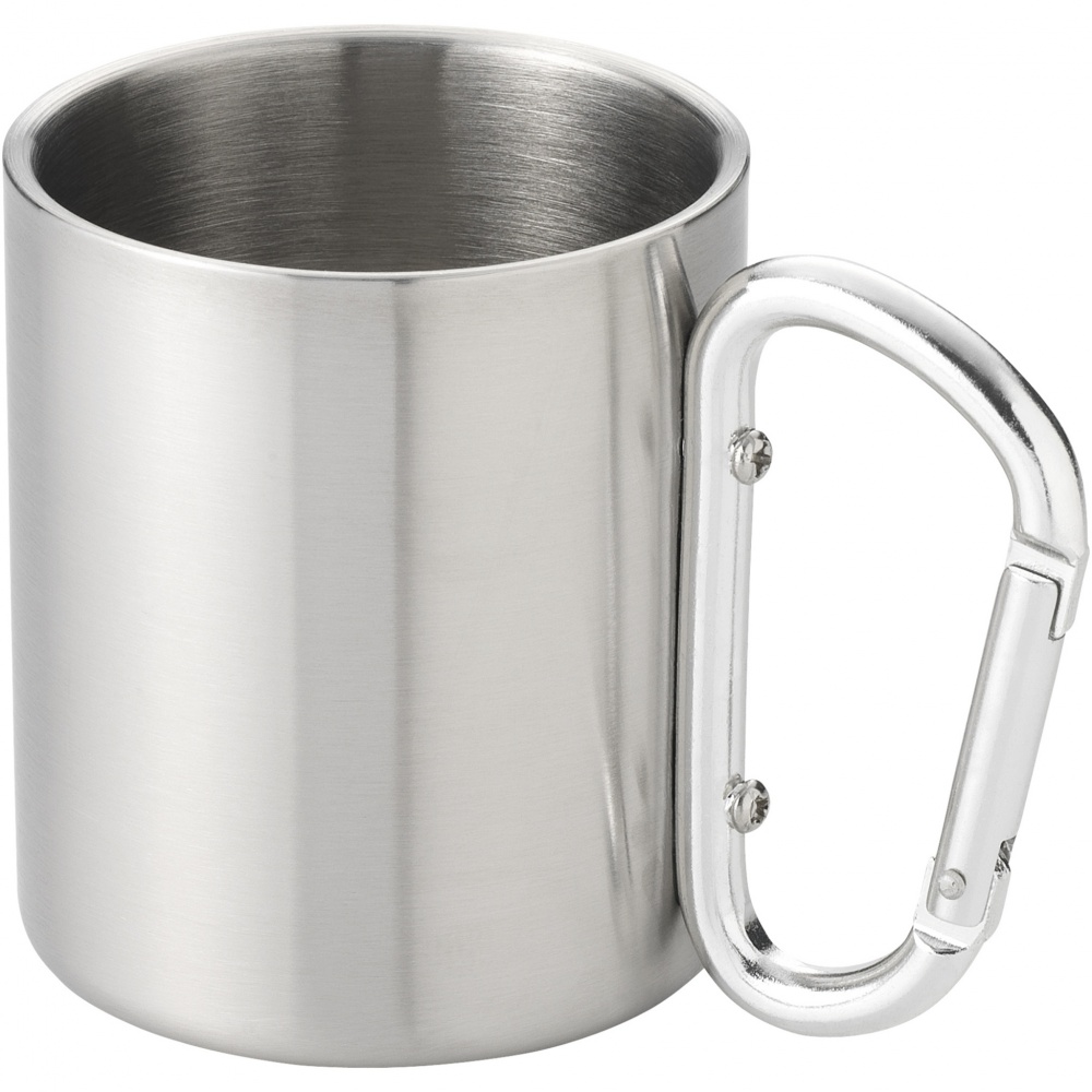 Logo trade promotional items picture of: Alps 200 ml insulated mug with carabiner