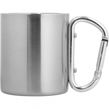 Logo trade promotional products image of: Alps 200 ml insulated mug with carabiner