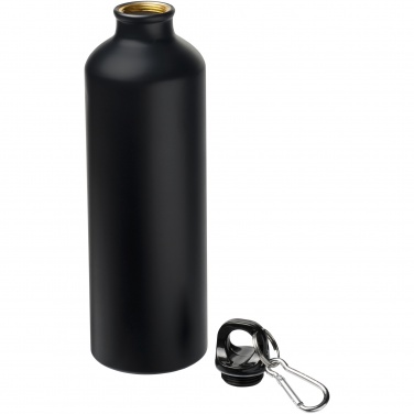 Logo trade promotional gift photo of: Oregon 770 ml matte water bottle with carabiner