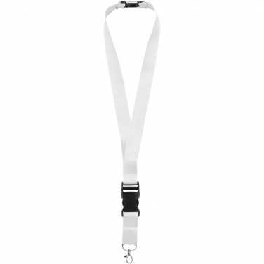 Logo trade promotional gift photo of: Yogi lanyard detachable buckle break-away closure