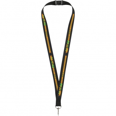 Logo trade corporate gifts image of: Lago lanyard with break-away closure