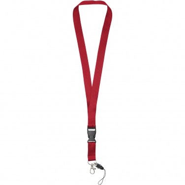 Logo trade advertising product photo of: Sagan phone holder lanyard with detachable buckle