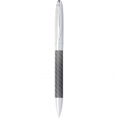 Logo trade promotional gift photo of: Winona ballpoint pen with carbon fibre details