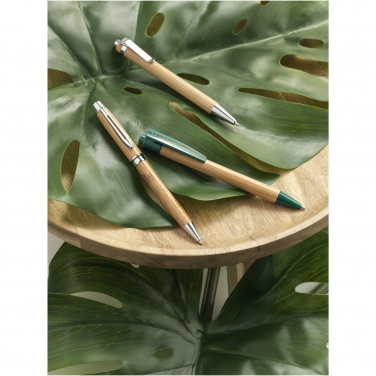 Logo trade business gifts image of: Celuk bamboo ballpoint pen