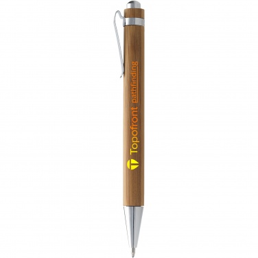 Logo trade promotional merchandise photo of: Celuk bamboo ballpoint pen