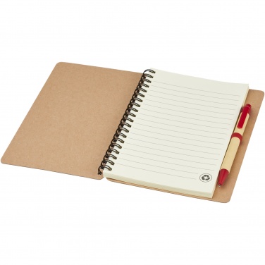 Logotrade promotional product image of: Priestly recycled notebook with pen