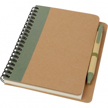 Logotrade promotional merchandise photo of: Priestly recycled notebook with pen