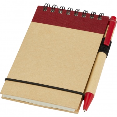 Logotrade promotional giveaway image of: Zuse A7 recycled jotter notepad with pen