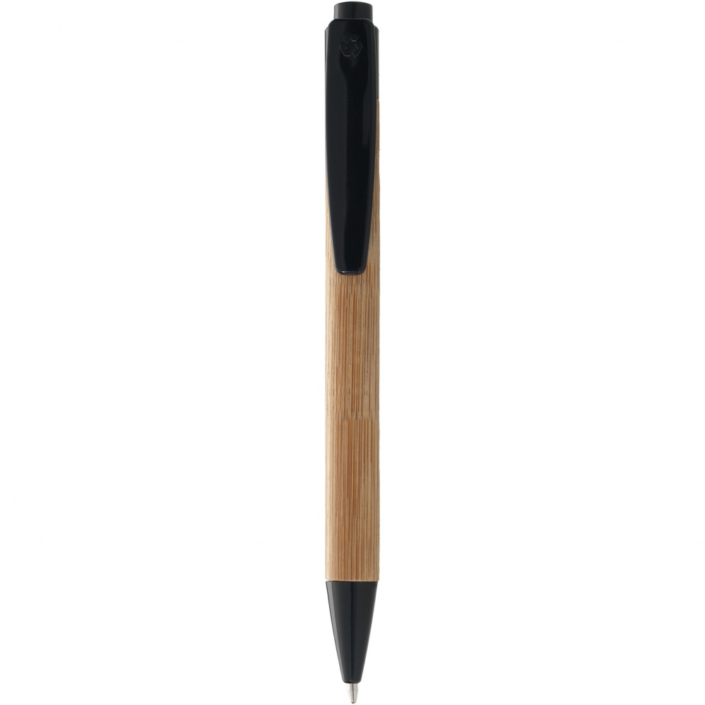 Logo trade promotional item photo of: Borneo bamboo ballpoint pen