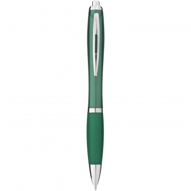 Logotrade promotional product picture of: Nash ballpoint pen with coloured barrel and grip