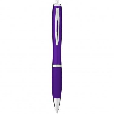 Logotrade promotional merchandise image of: Nash ballpoint pen with coloured barrel and grip