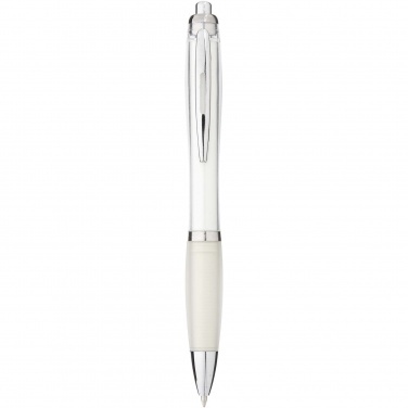 Logotrade corporate gift picture of: Nash ballpoint pen with coloured barrel and grip