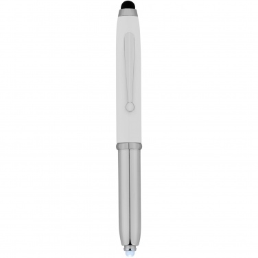 Logo trade business gifts image of: Xenon stylus ballpoint pen with LED light