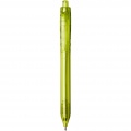 Vancouver recycled PET ballpoint pen, Transparent lime