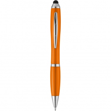 Logotrade business gift image of: Nash stylus ballpoint pen with coloured grip