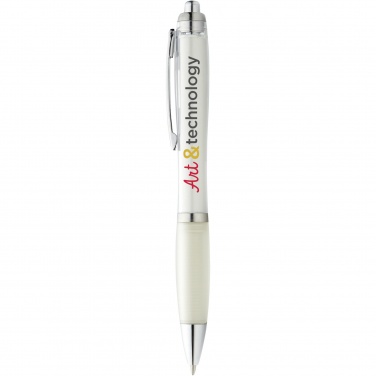 Logotrade corporate gift picture of: Nash ballpoint pen coloured barrel and grip