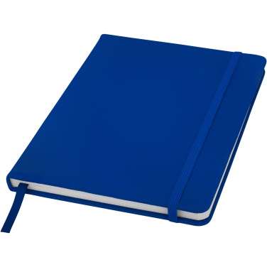 Logo trade promotional merchandise image of: Spectrum A5 notebook with blank pages