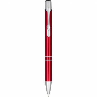 Logo trade corporate gift photo of: Moneta anodized aluminium click ballpoint pen