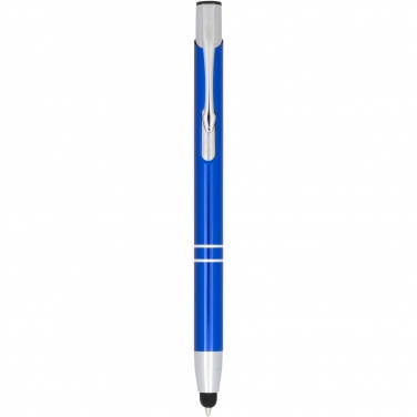 Logotrade advertising product picture of: Moneta anodized aluminium click stylus ballpoint pen