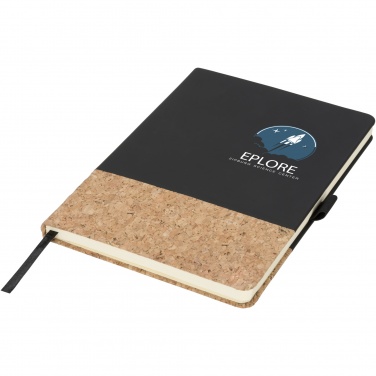 Logotrade promotional product picture of: Evora A5 cork thermo PU notebook