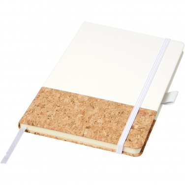 Logo trade corporate gifts image of: Evora A5 cork thermo PU notebook