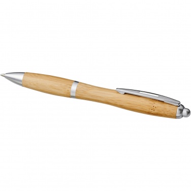 Logo trade promotional merchandise picture of: Nash bamboo ballpoint pen