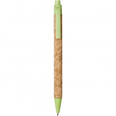 Logotrade corporate gift image of: Midar cork and wheat straw ballpoint pen