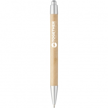 Logo trade advertising product photo of: Tiflet recycled paper ballpoint pen