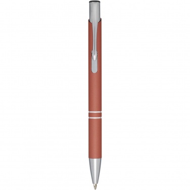 Logo trade promotional gifts image of: Moneta soft touch ballpoint pen