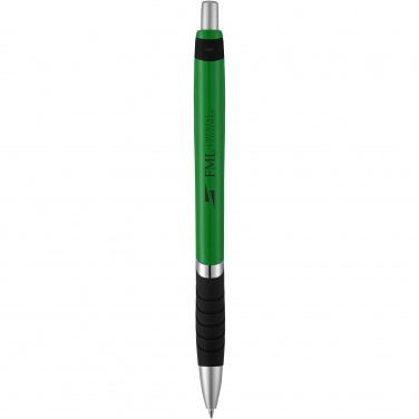 Logotrade promotional item picture of: Turbo ballpoint pen with rubber grip