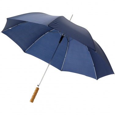 Logo trade corporate gift photo of: Lisa 23" auto open umbrella with wooden handle