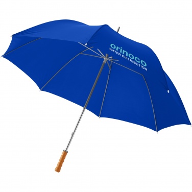 Logo trade promotional gift photo of: Karl 30" golf umbrella with wooden handle