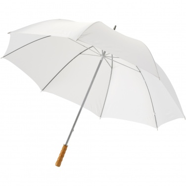 Logo trade promotional merchandise picture of: Karl 30" golf umbrella with wooden handle