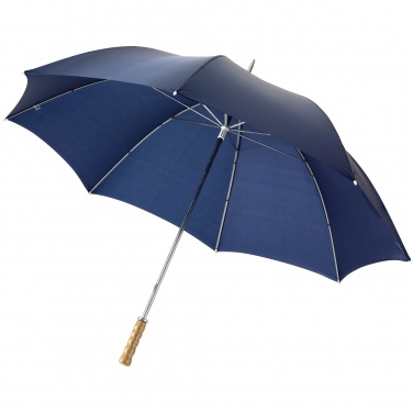 Logo trade promotional giveaway photo of: Karl 30" golf umbrella with wooden handle