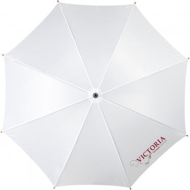 Logo trade promotional item photo of: Kyle 23" auto open umbrella wooden shaft and handle