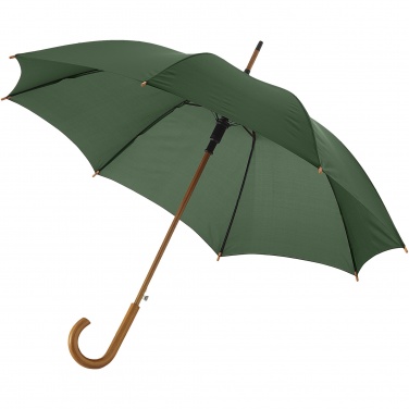 Logotrade promotional product picture of: Kyle 23" auto open umbrella wooden shaft and handle