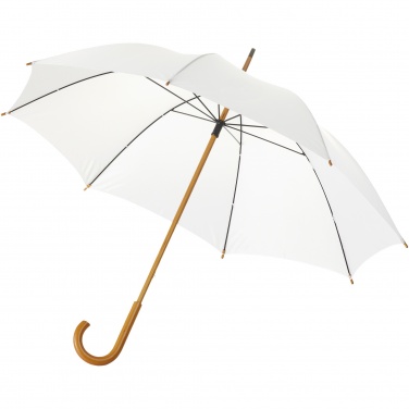 Logo trade business gifts image of: Jova 23" umbrella with wooden shaft and handle