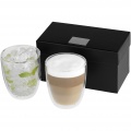 Boda 2-piece glass set, Transparent clear