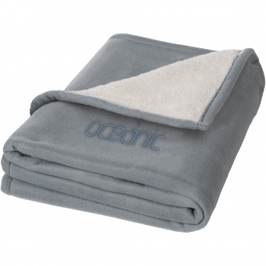 Logo trade advertising products picture of: Springwood soft fleece and sherpa plaid blanket