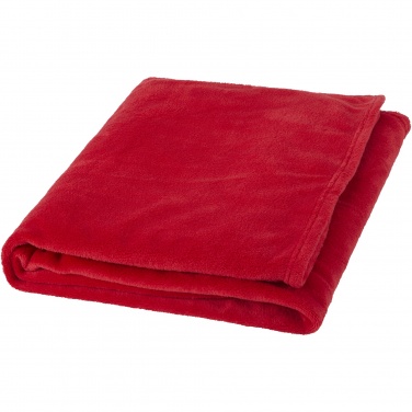 Logo trade advertising product photo of: Bay extra soft coral fleece plaid blanket