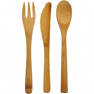 Logotrade promotional item picture of: Celuk bamboo cutlery set