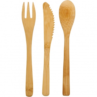 Logotrade promotional merchandise image of: Celuk bamboo cutlery set