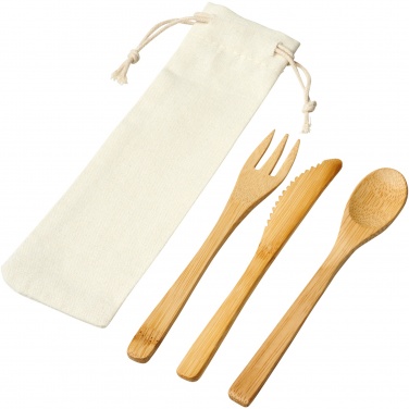 Logo trade advertising product photo of: Celuk bamboo cutlery set