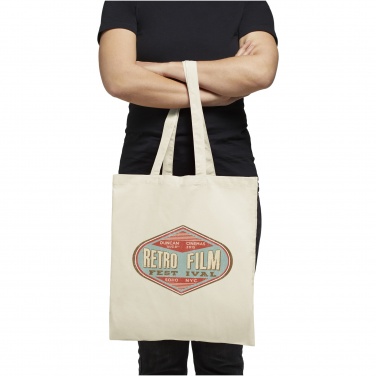 Logo trade corporate gifts image of: Carolina 100 g/m² cotton tote bag 7L