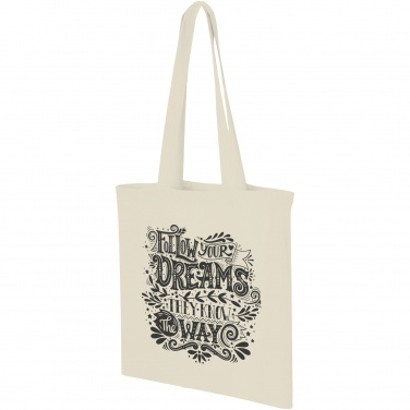 Logo trade promotional giveaways picture of: Carolina 100 g/m² cotton tote bag 7L